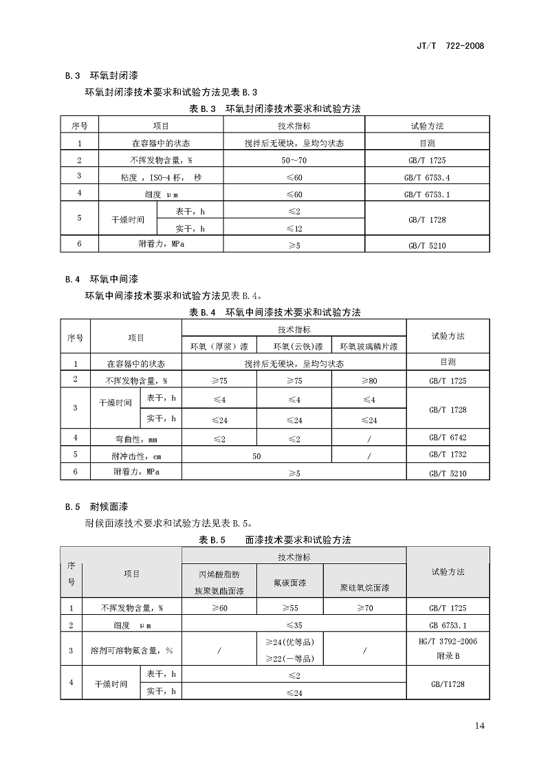 公路橋梁鋼結(jié)構(gòu)防腐涂裝技術(shù)條件